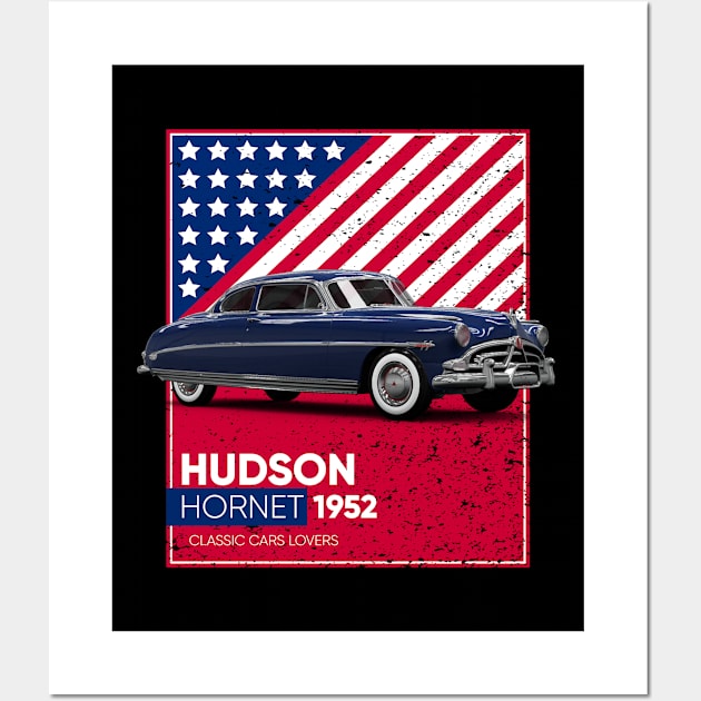 Classic Car Hudson Hornet 1952 Wall Art by cecatto1994